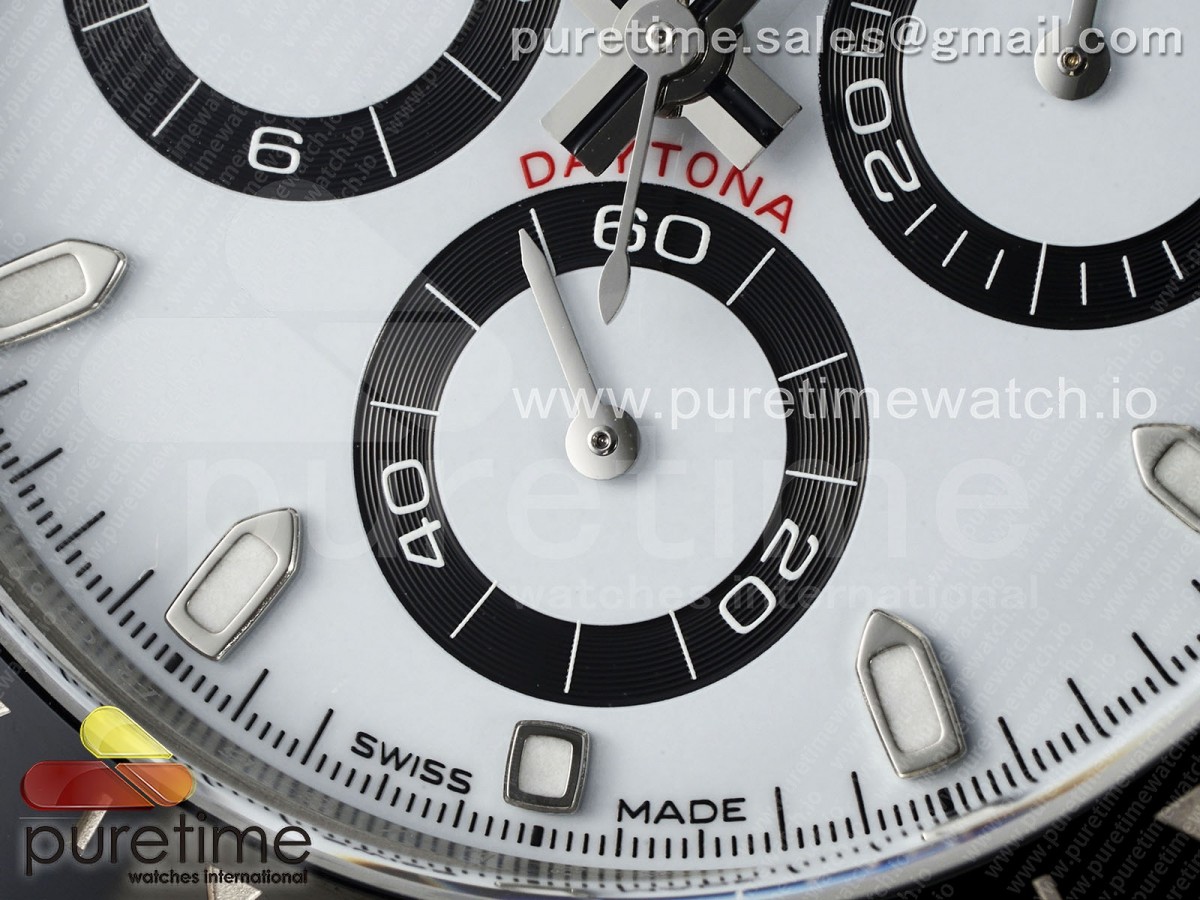 Daytona 116500 SBF 904L Steel White Dial on SS Braclet DD4130
