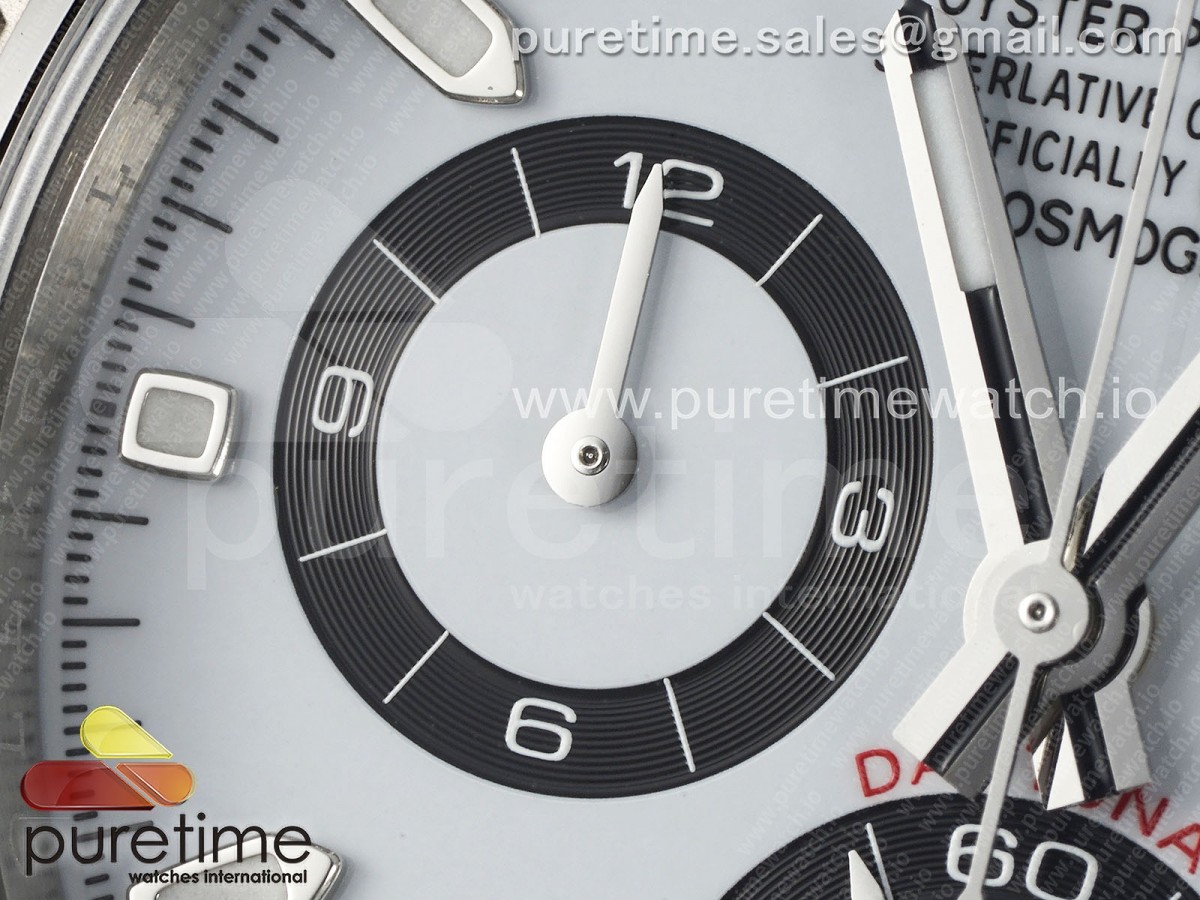 Daytona 116500 SBF 904L Steel White Dial on SS Braclet DD4130