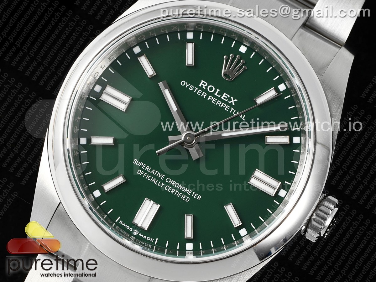 Oyster Perpetual 126000 36mm VSF 904L Steel Green Dial VS3230 V2