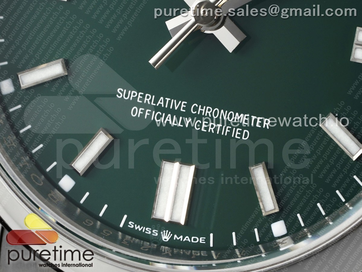 Oyster Perpetual 126000 36mm VSF 904L Steel Green Dial VS3230 V2