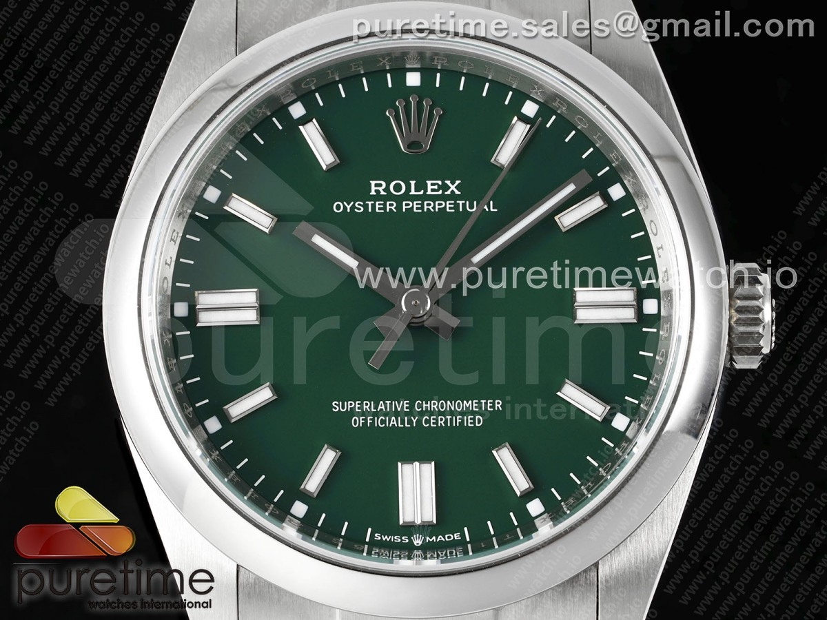 Oyster Perpetual 126000 36mm VSF 904L Steel Green Dial VS3230 V2