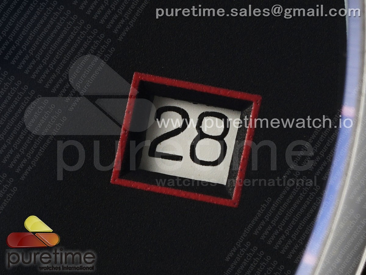 Superocean Automatic 44 EF Black/Red Dial on SS Bracelet A2824