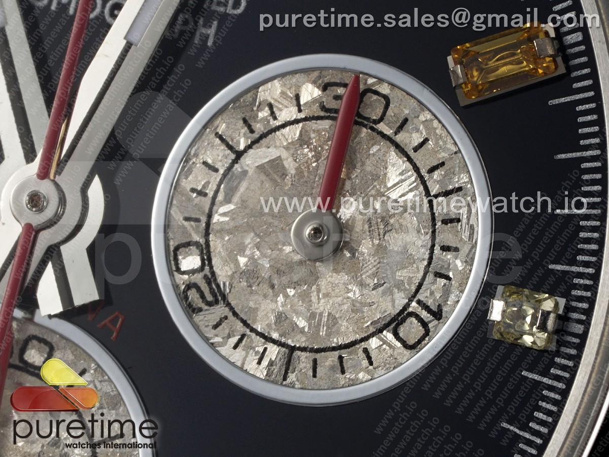Daytona SS Rainbow EF Black/Silver Rainbow Dial on SS Bracelet A7750