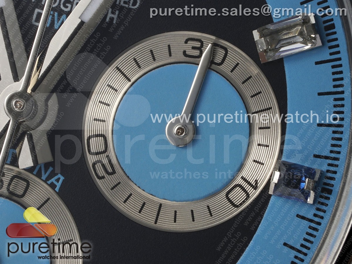 Daytona DIW Carbon Rainbow EF Blue/Black Dial on Blue Nylon Strap A7750