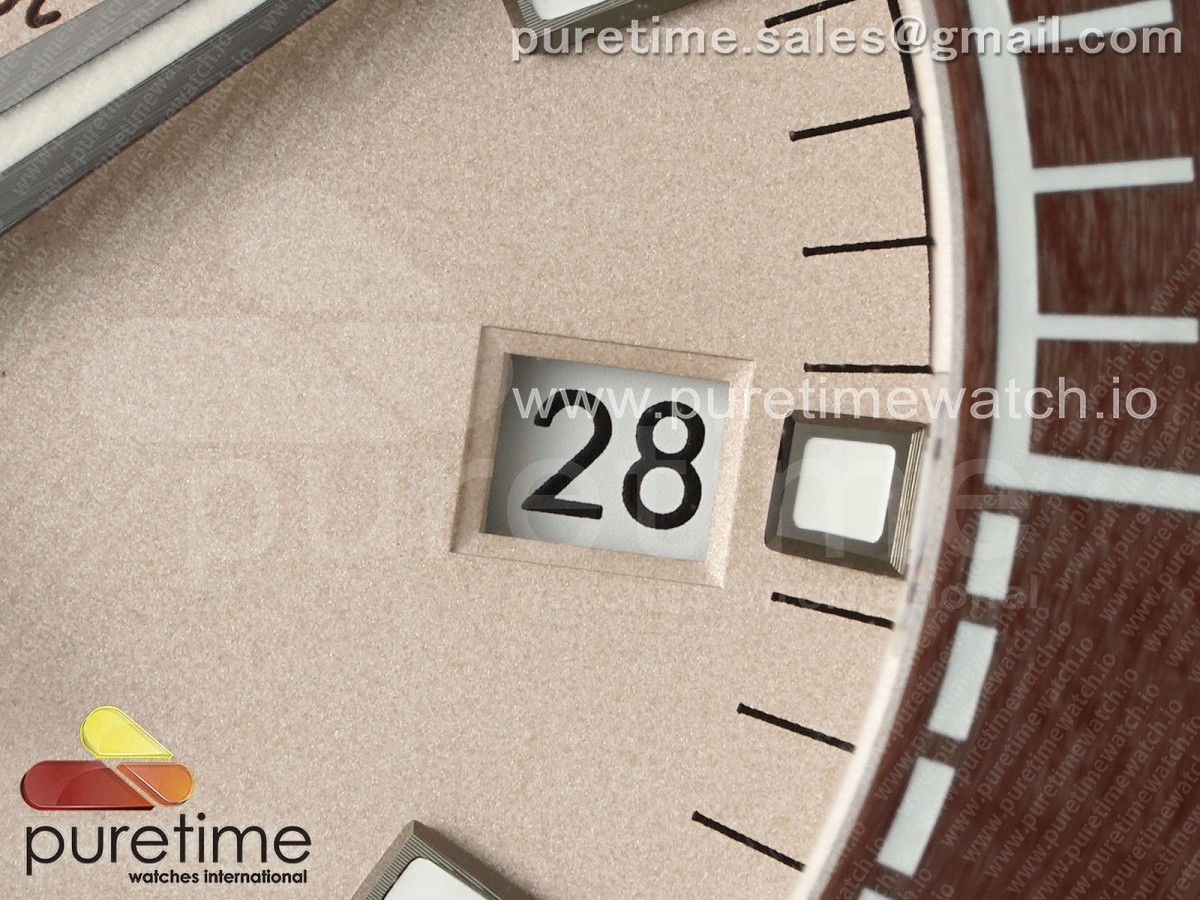 Planet Ocean 43.5mm SS VSF Brown Bezel Sand Dial on Sand Rubber Strap A8900