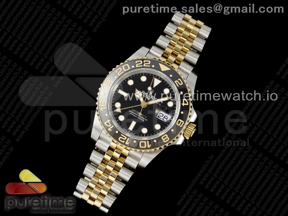 GMT-Master II 126713 GRGN 904L QF on SS/YG Jubilee Bracelet SH3285 CHS