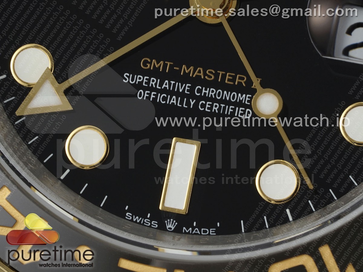 GMT-Master II 126713 GRGN 904L QF on SS/YG Jubilee Bracelet SH3285 CHS