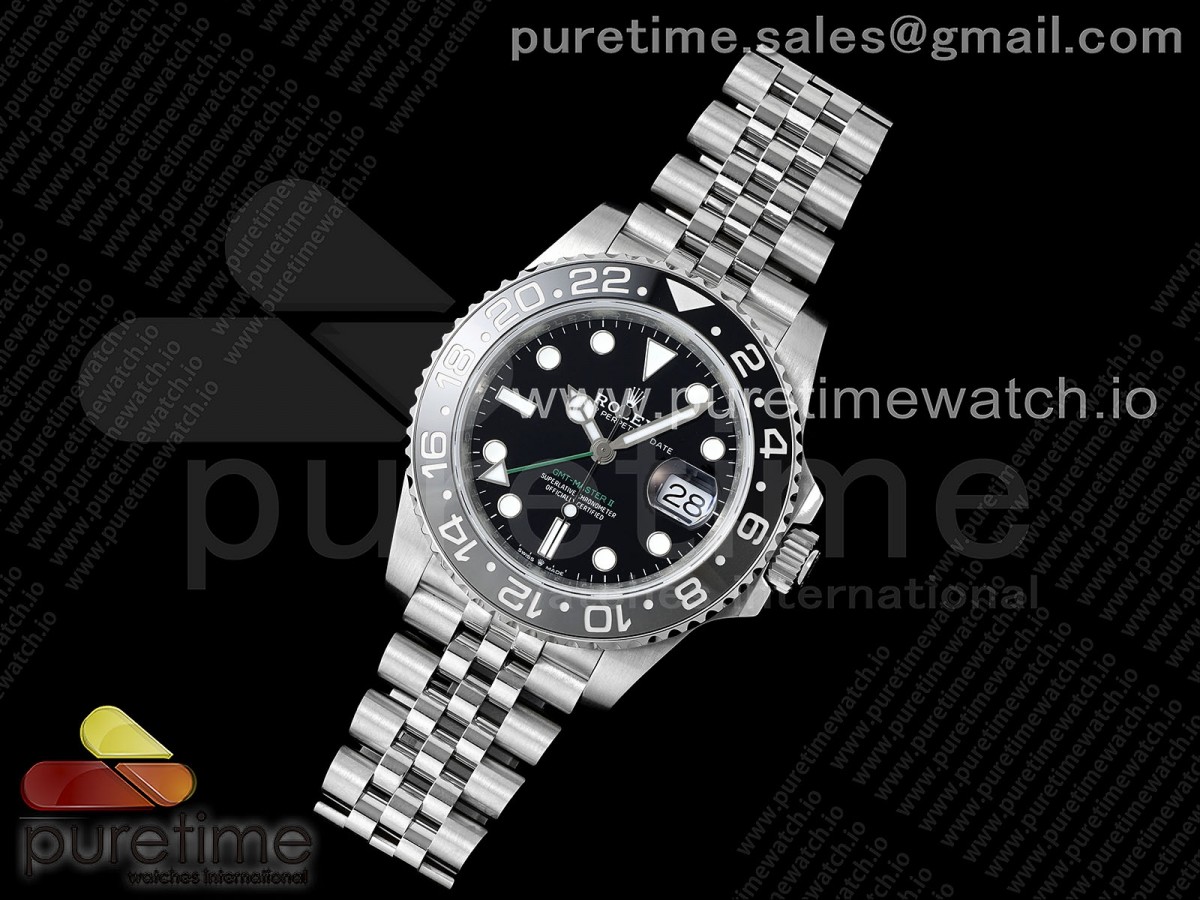 GMT-Master II 126710 GRNR 904L QF on Jubilee Bracelet SH3285 CHS