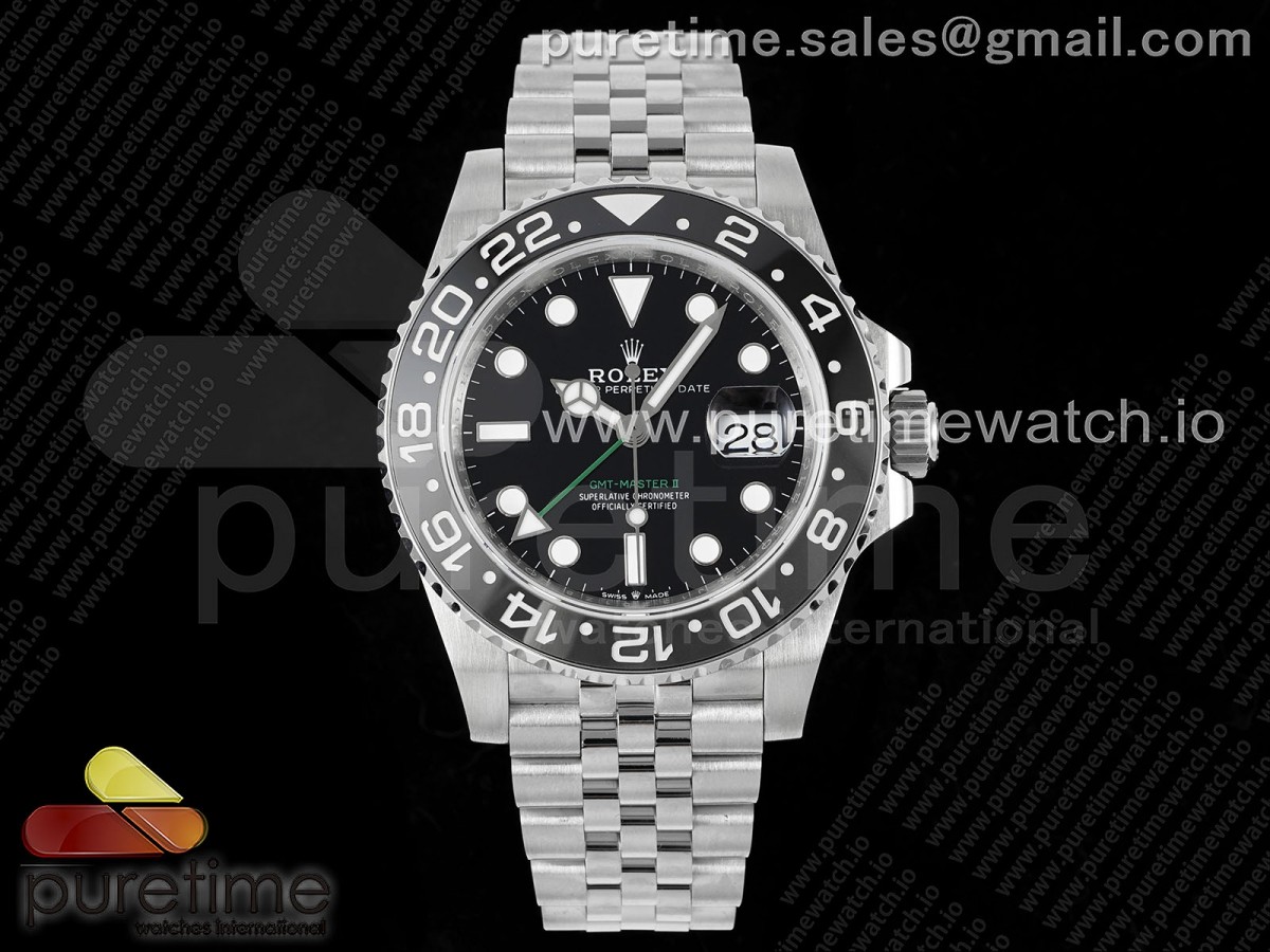 GMT-Master II 126710 GRNR 904L QF on Jubilee Bracelet SH3285 CHS