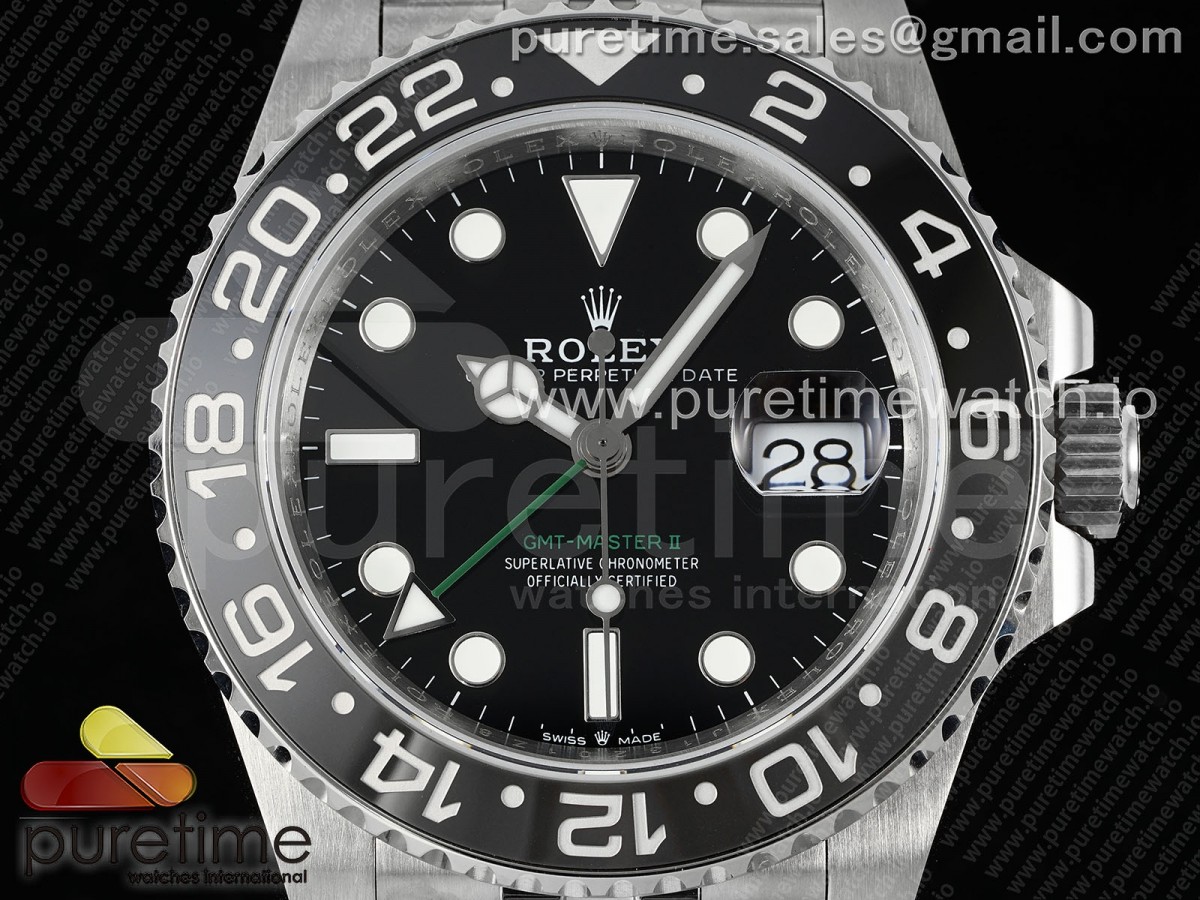 GMT-Master II 126710 GRNR 904L QF on Jubilee Bracelet SH3285 CHS