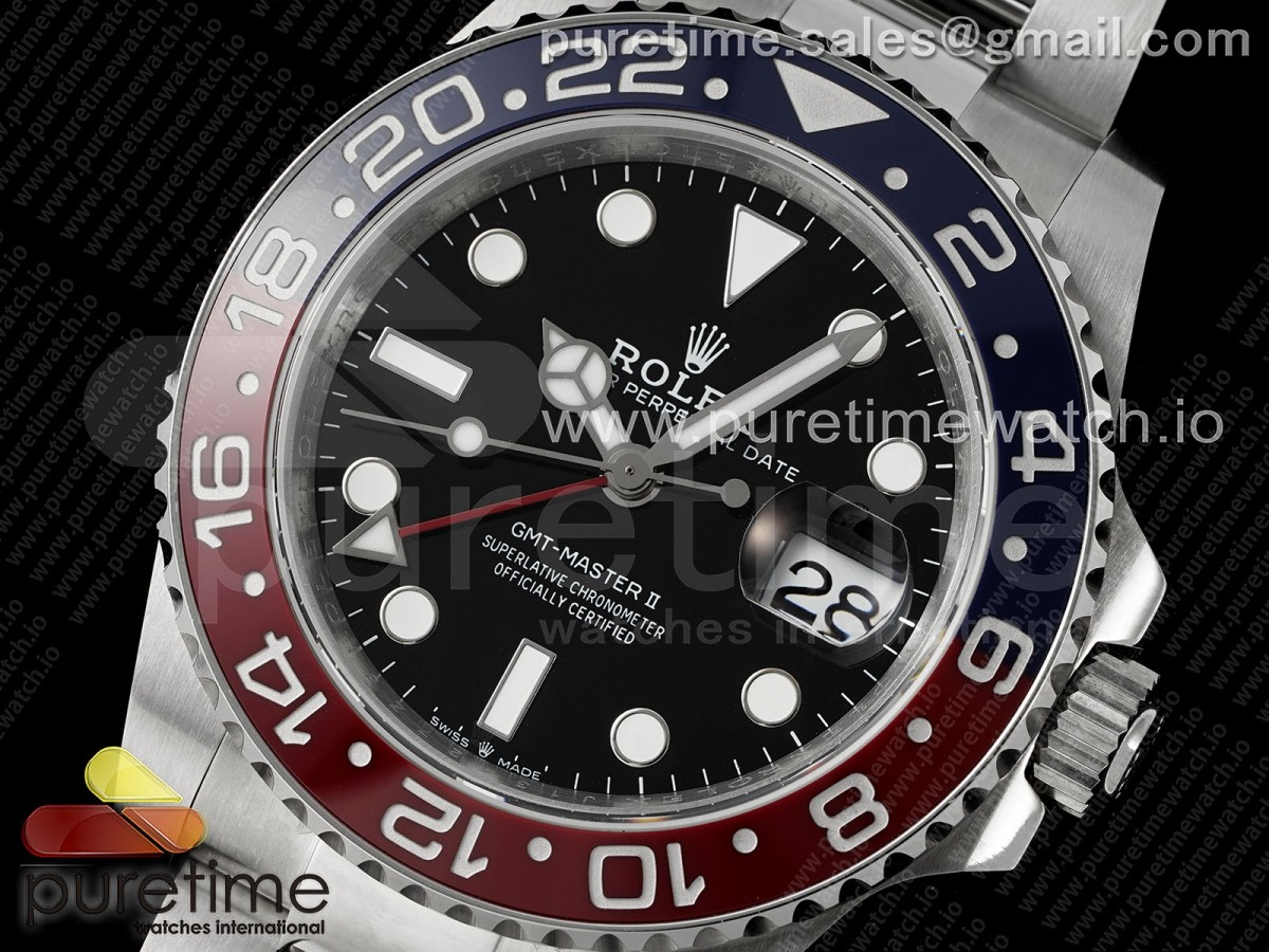 GMT-Master II 126710 BLRO 904L QF on Oyster Bracelet SH3285 CHS