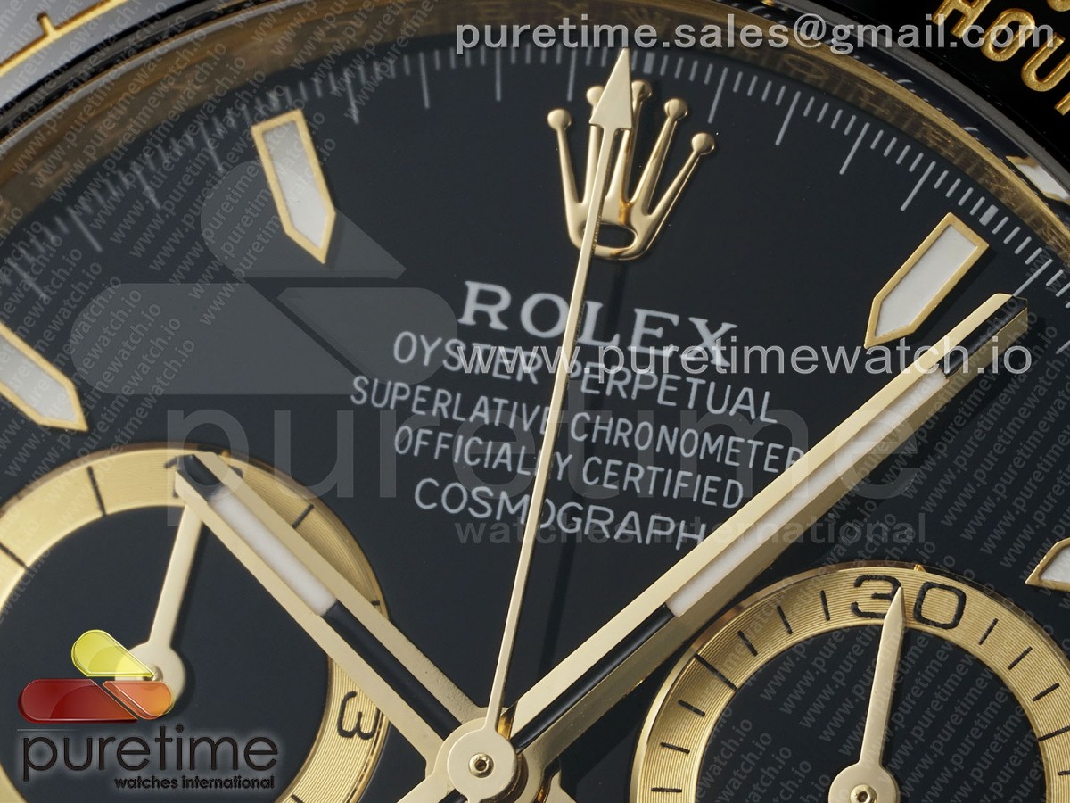 Daytona 126518 APSF Black Dial on Oysterflex Strap SH4131 (Gain Weight)
