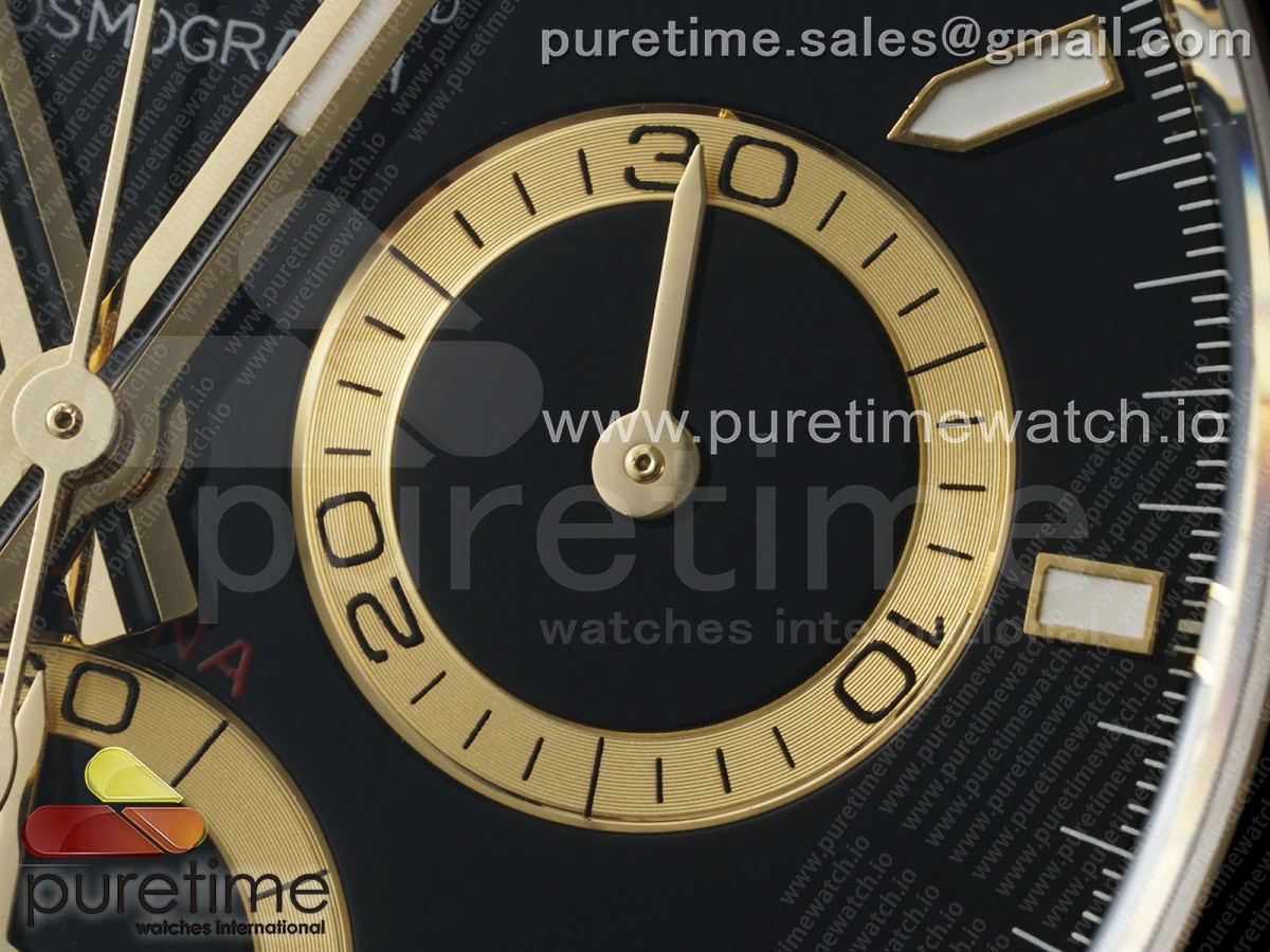 Daytona 126518 APSF Black Dial on Oysterflex Strap SH4131 (Gain Weight)