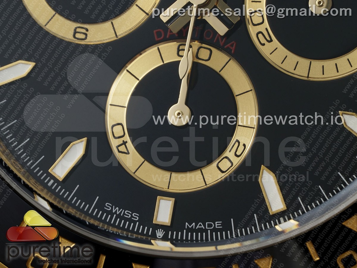 Daytona 126518 APSF Black Dial on Oysterflex Strap SH4131 (Gain Weight)