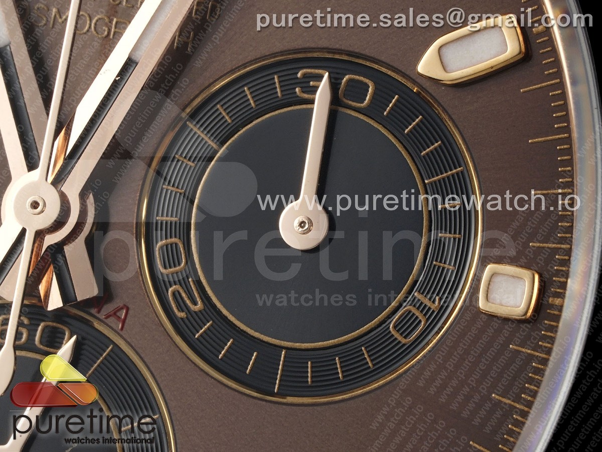 Daytona 116515 LN ZF Chocolate/Black Dial on Oysterflex Strap SH4130 (Gain Weight)