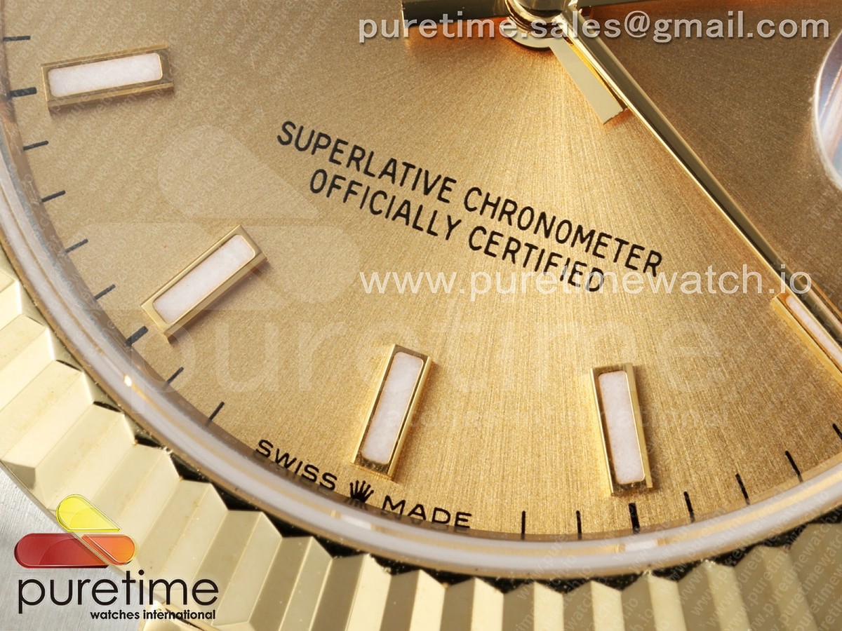DateJust 31 278273 SS/YG GMF 904L Steel YG Stick Dial on Oyster Bracelet A2824