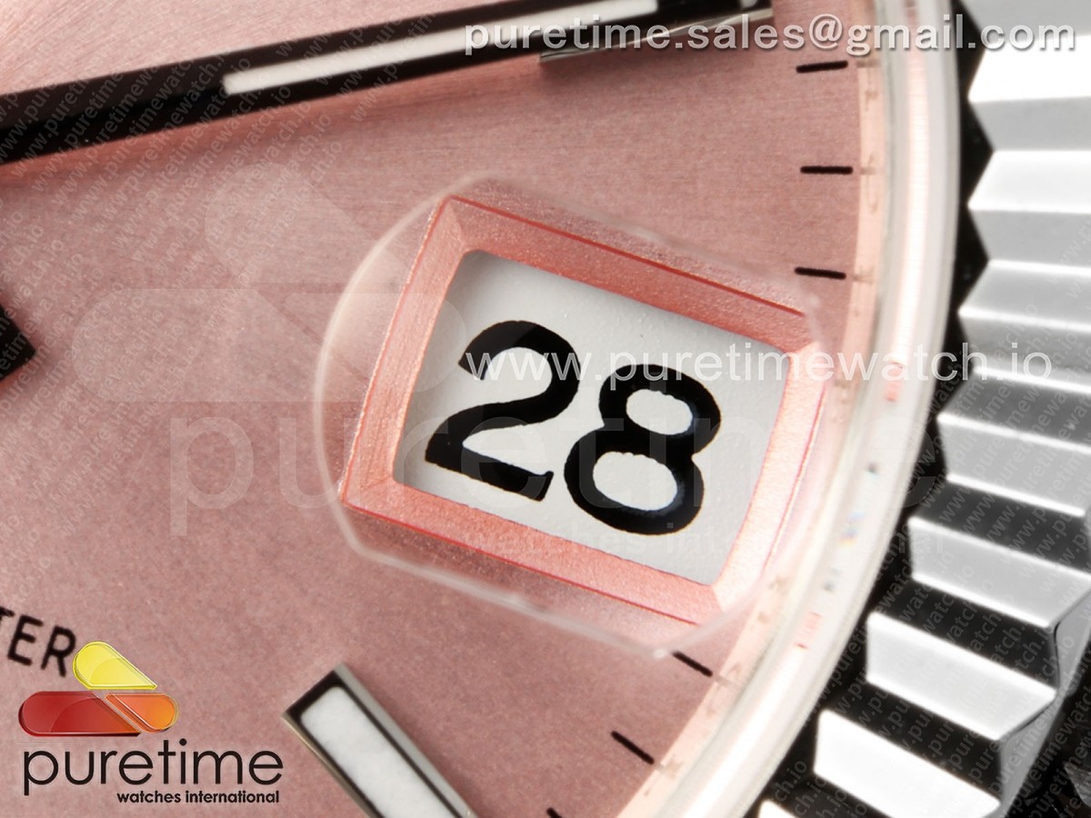 DateJust 31 278274 SS GMF 904L Steel Pink Stick Dial on Oyster Bracelet A2824