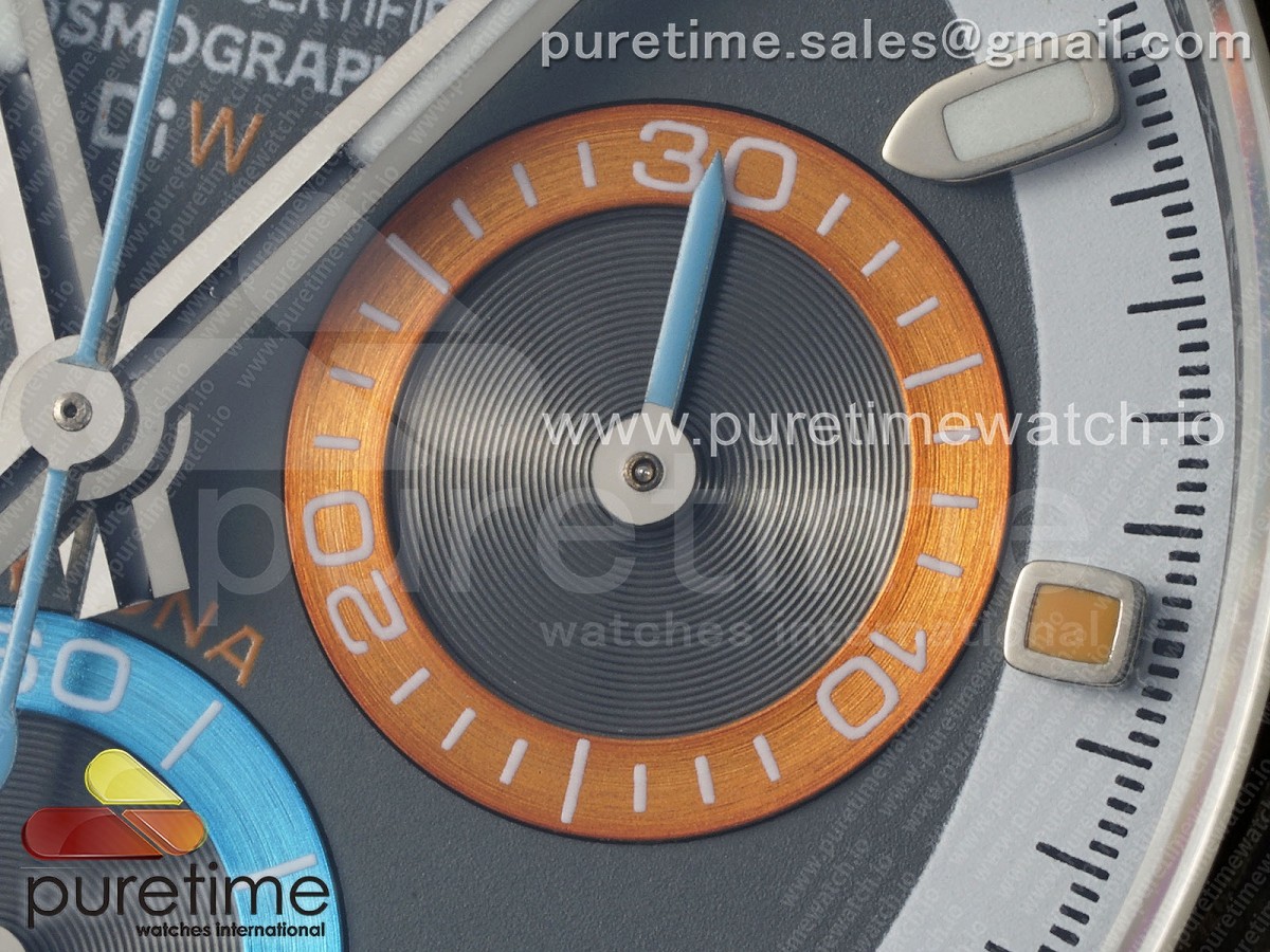Daytona DIW White Carbon N6F Gray/White Dial on Black Nylon Strap SA4130