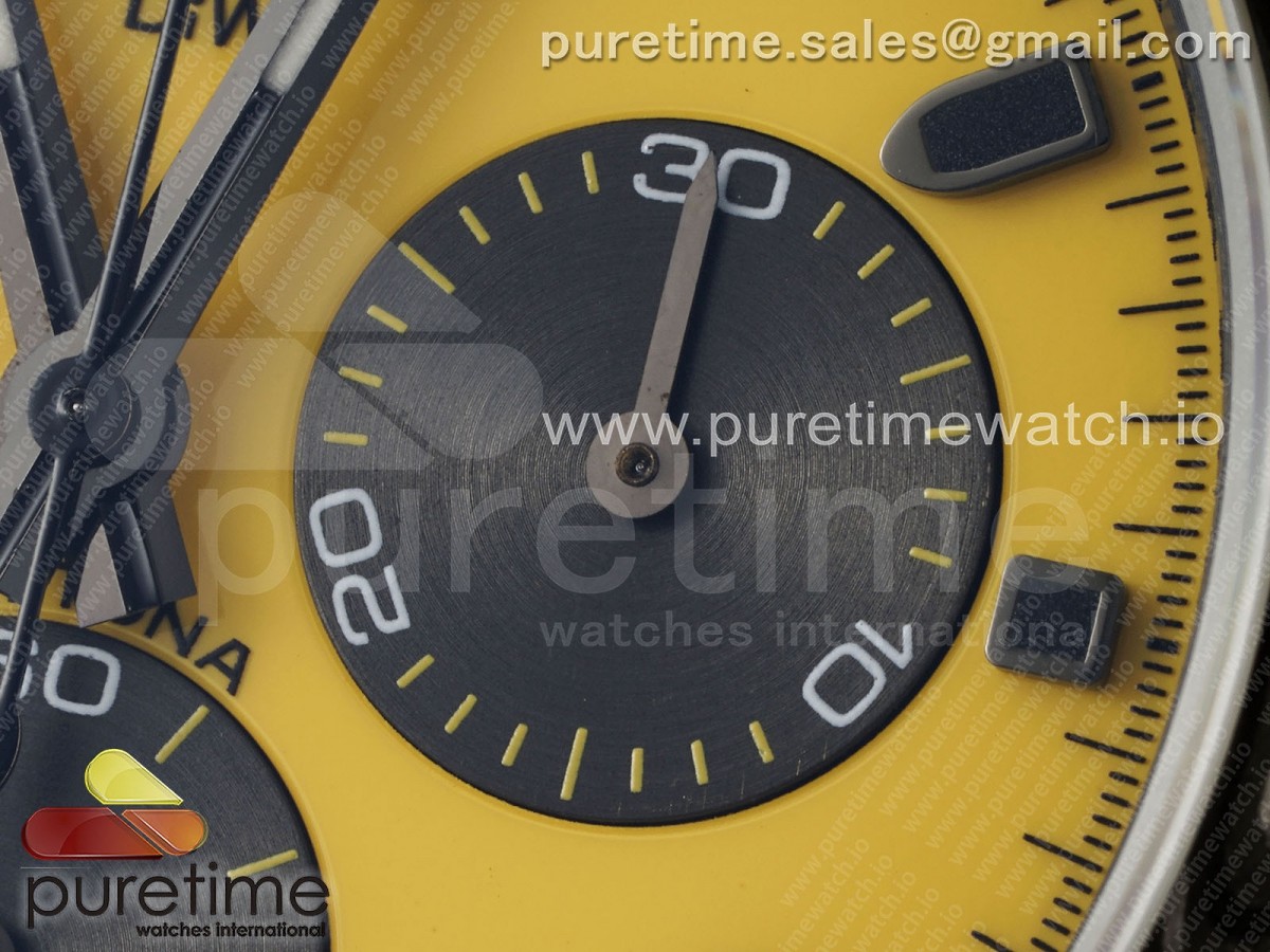 Daytona DIW Yellow Carbon N6F Yellow Dial on Black Nylon Strap SA4130