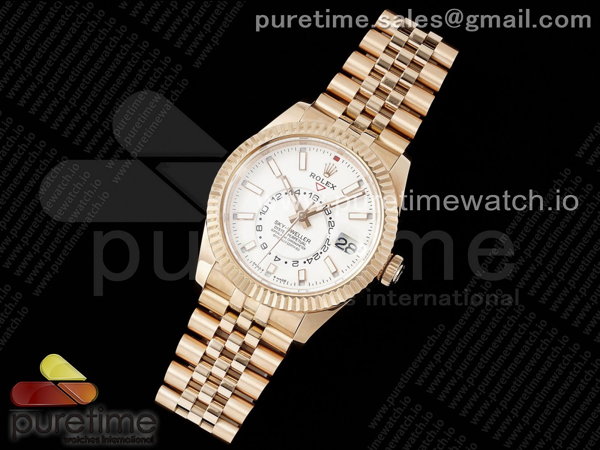 Skydweller 336935 RG Noob White Dial on RG Bracelet A9002