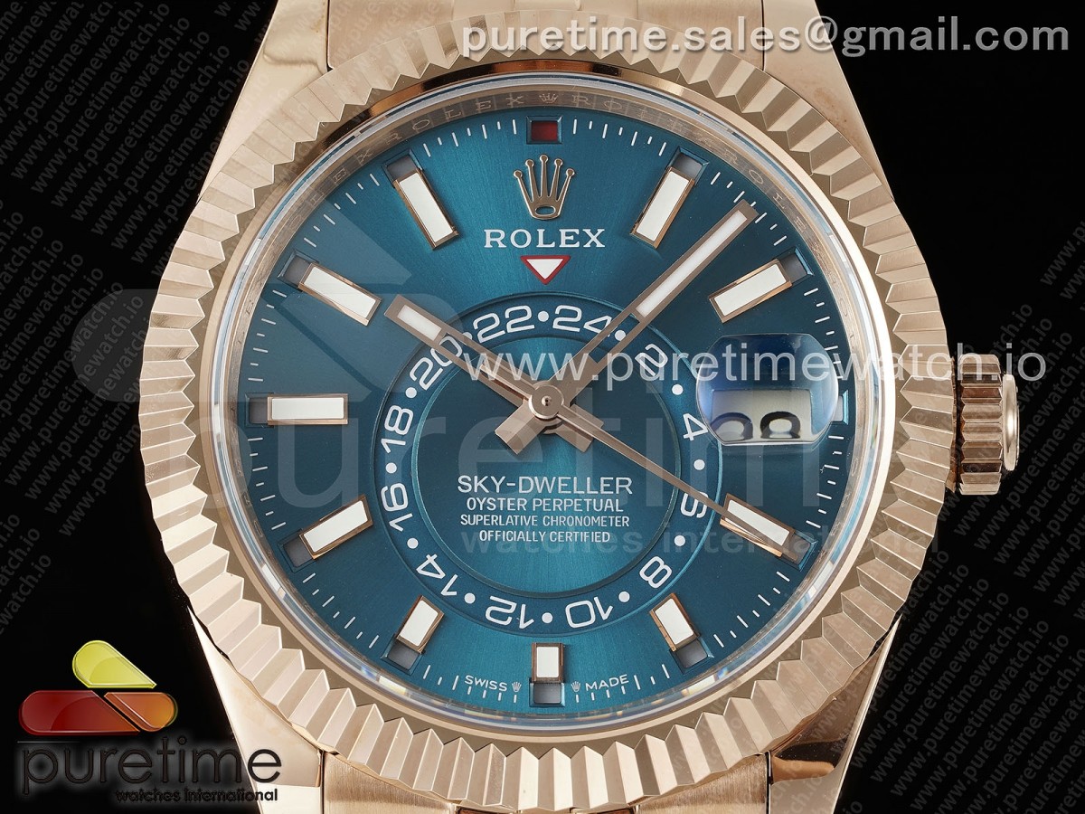Skydweller 336935 RG Noob Blue Dial on RG Bracelet A9002