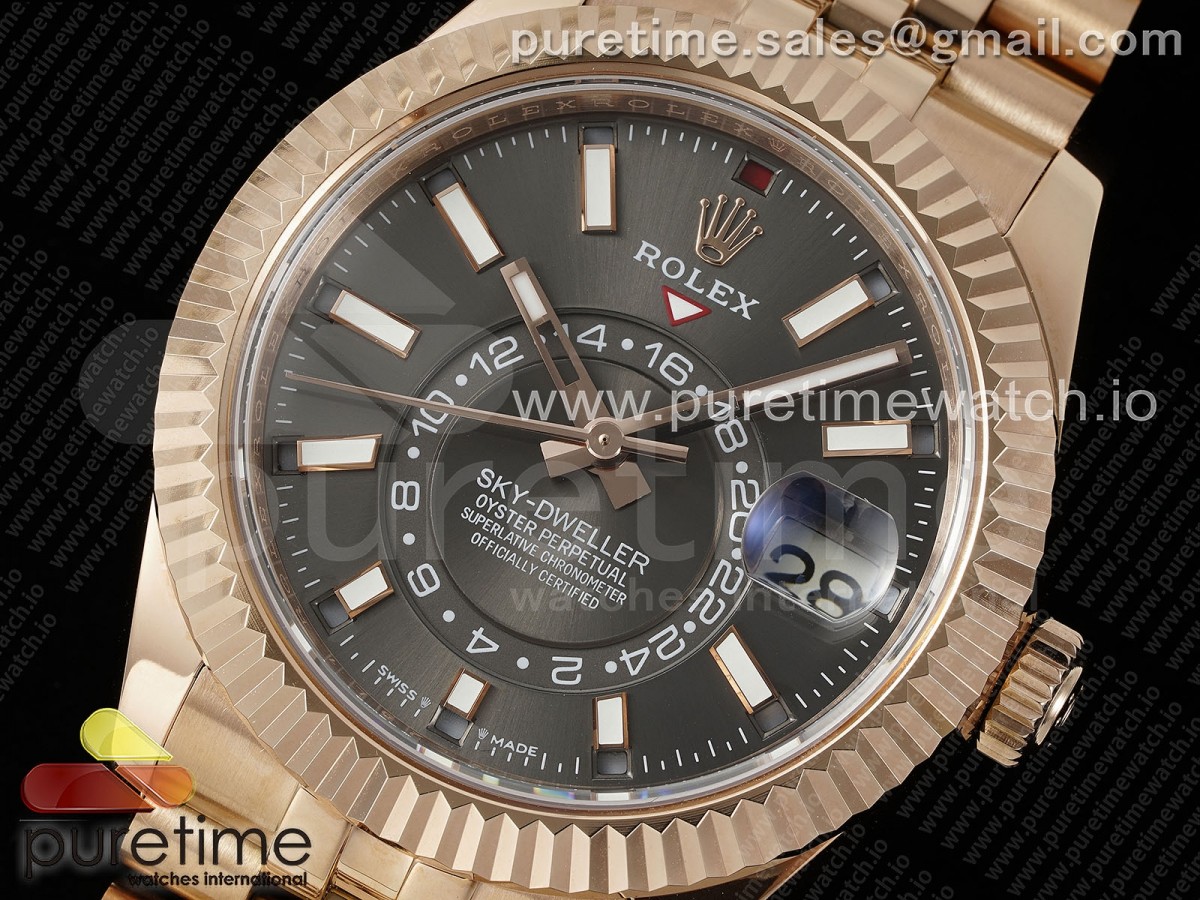 Skydweller 336935 RG Noob Gray Dial on RG Bracelet A9002