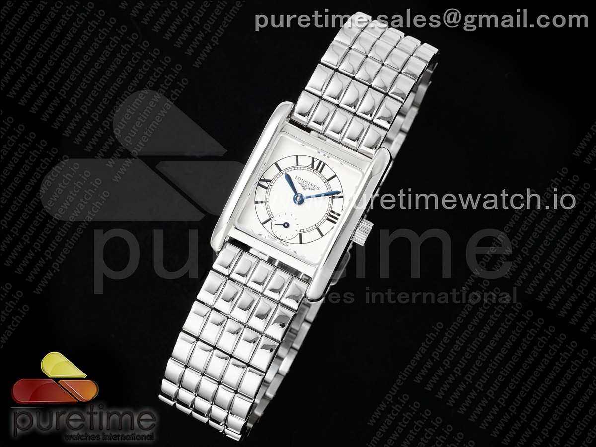 Mini DolceVita SS 21.5mm AF White Dial on SS Bracelet Ronda Quartz