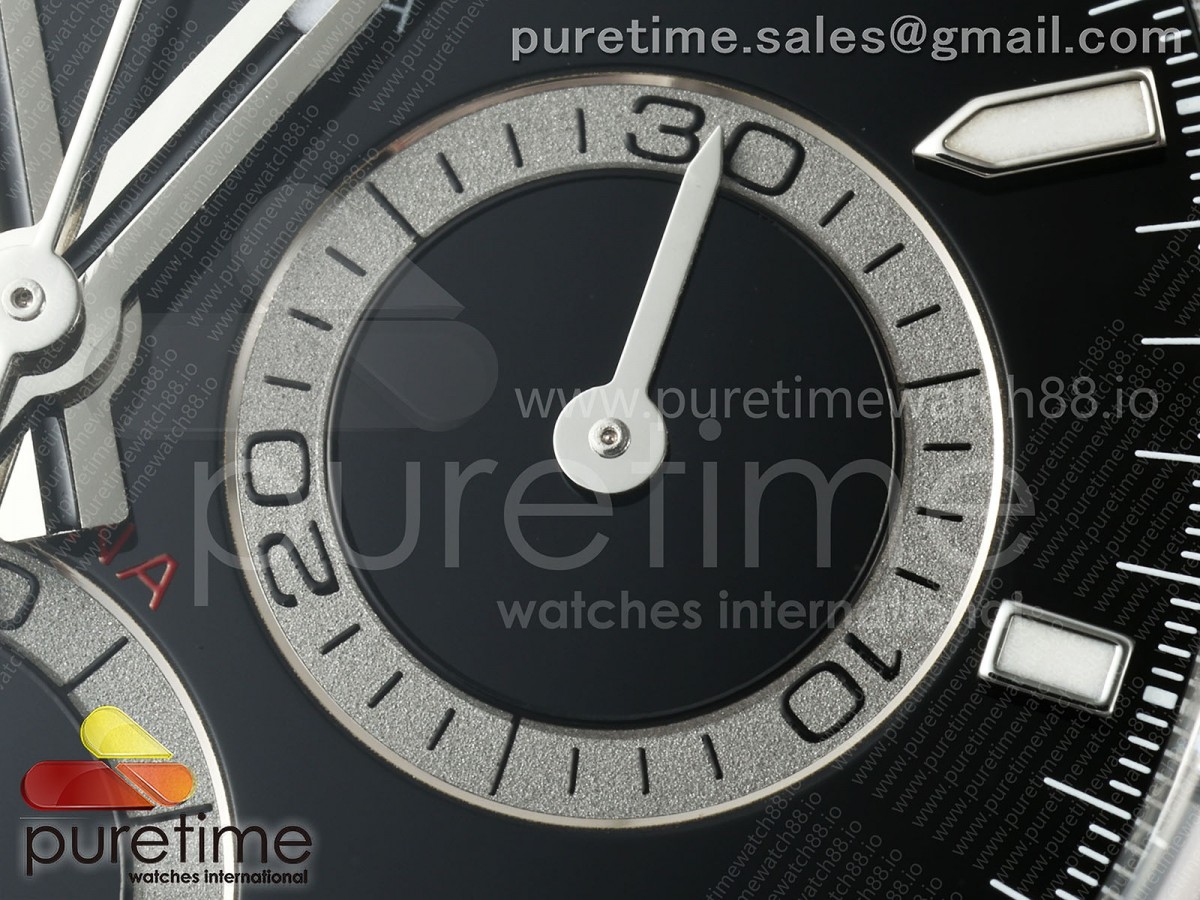Daytona 126500 ZF 904L SS Case and Bracelet Black Dial SH4131