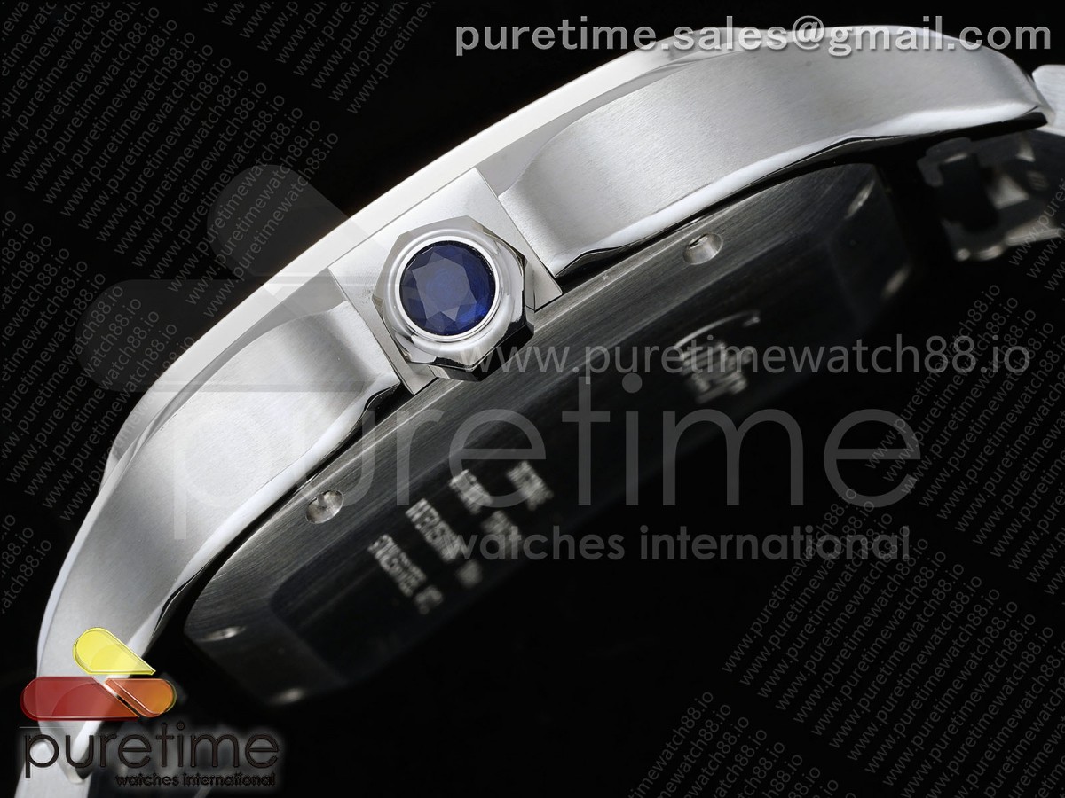 Santos de Cartier 40mm BVF Brown Dial on SS SmartLinks Bracelet MIYOTA 9019