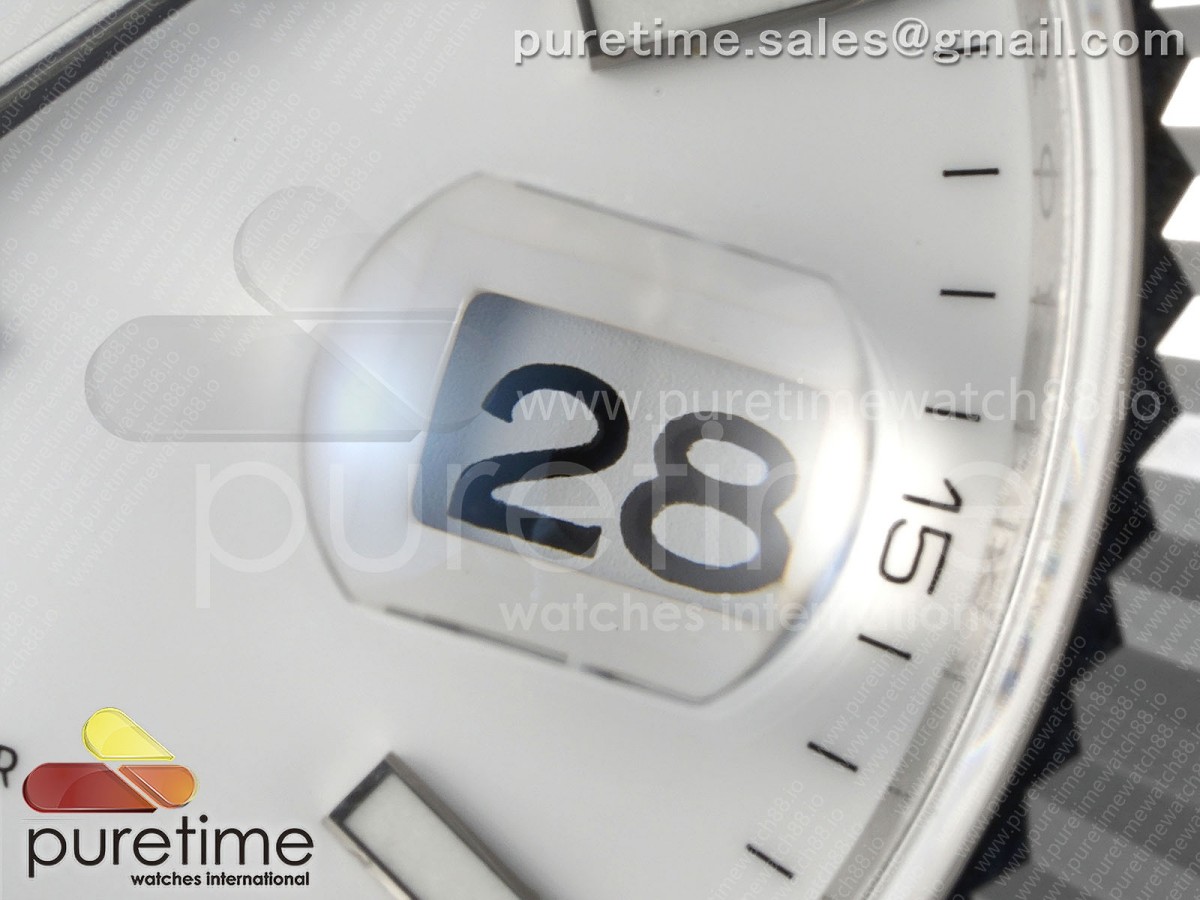 DateJust 41 126334 EWEF White Stick Dial on Jubilee Bracelet A3235