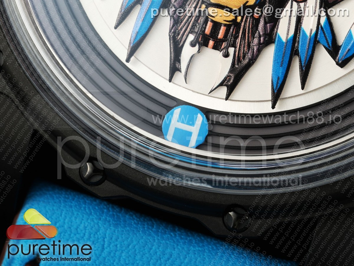 Hankham PVD Indians Dial on Blue Leather Strap MIYOTA 8215