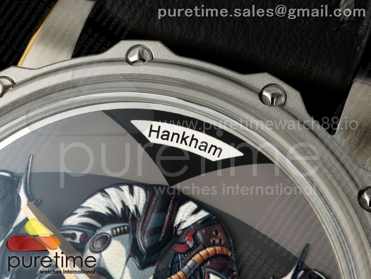 Hankham Two Tone Joker Dial on Black Leather Strap MIYOTA 8215