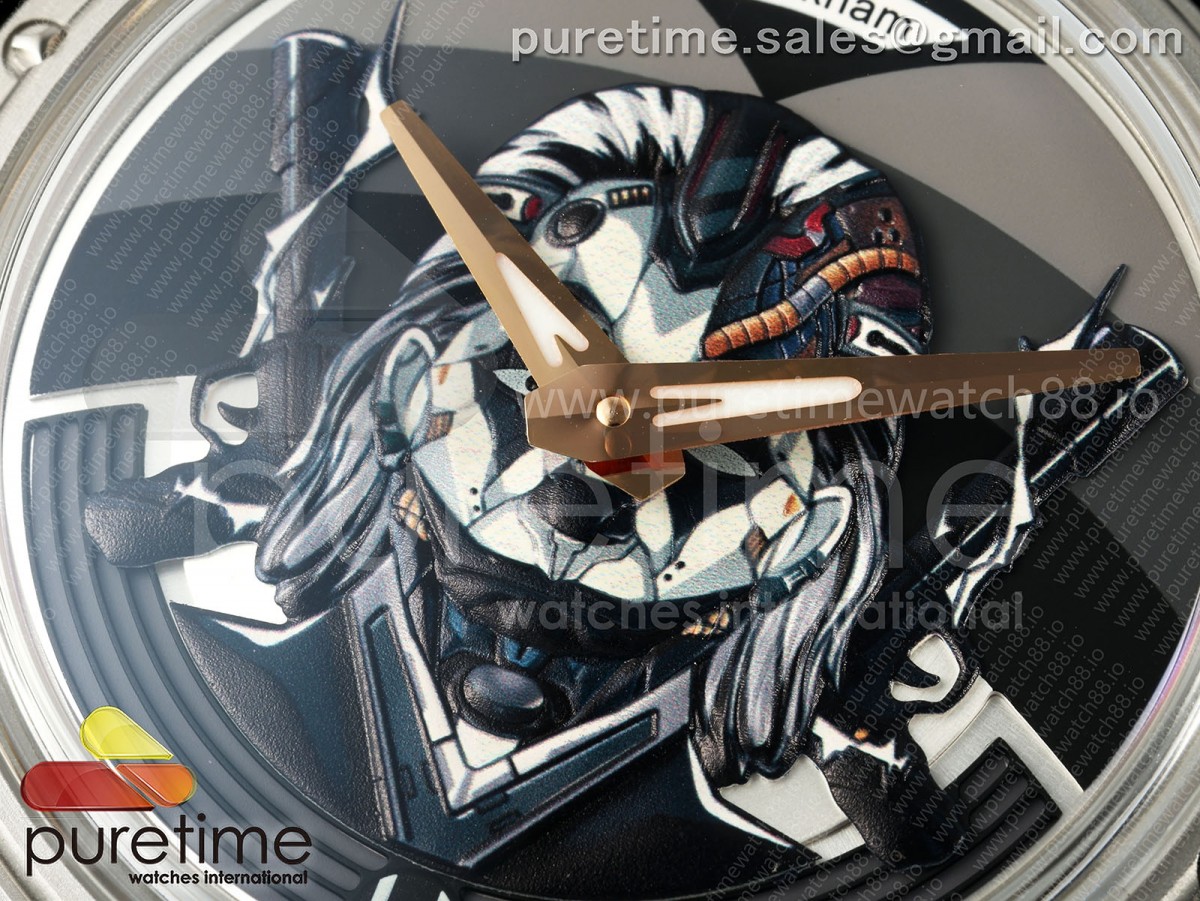 Hankham Two Tone Joker Dial on Black Leather Strap MIYOTA 8215