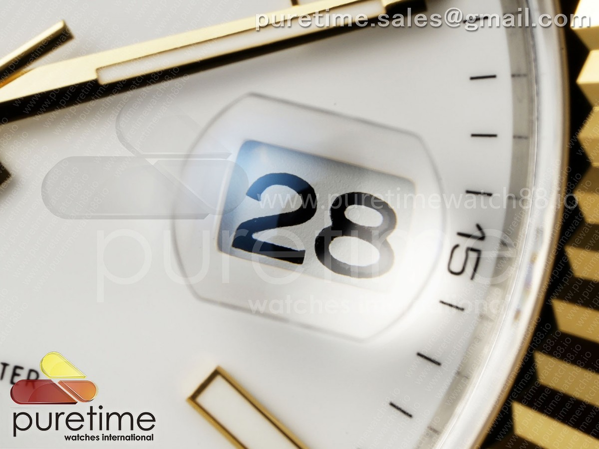 DateJust 41 126333 EWEF White Stick Dial on SS/YG Jubilee Bracelet A3235