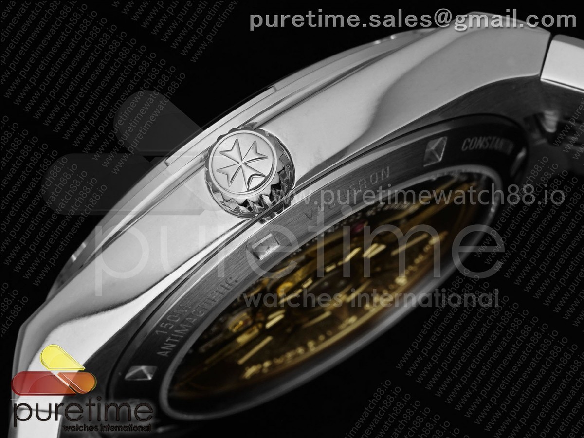 Overseas 4500V SS 8F Silver Dial on SS Bracelet A5100