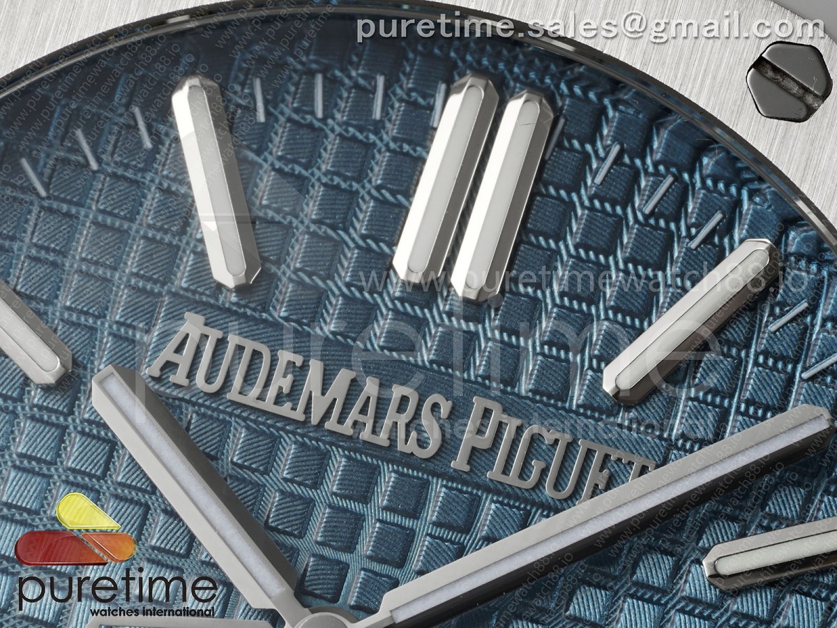 Royal Oak 41mm 15510 "50 Anniversary" SS IPF Ice Blue Dial on SS Bracelet SA4302