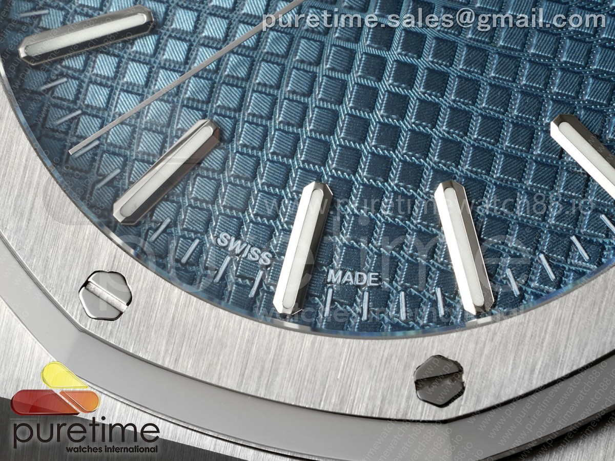 Royal Oak 41mm 15510 "50 Anniversary" SS IPF Ice Blue Dial on SS Bracelet SA4302