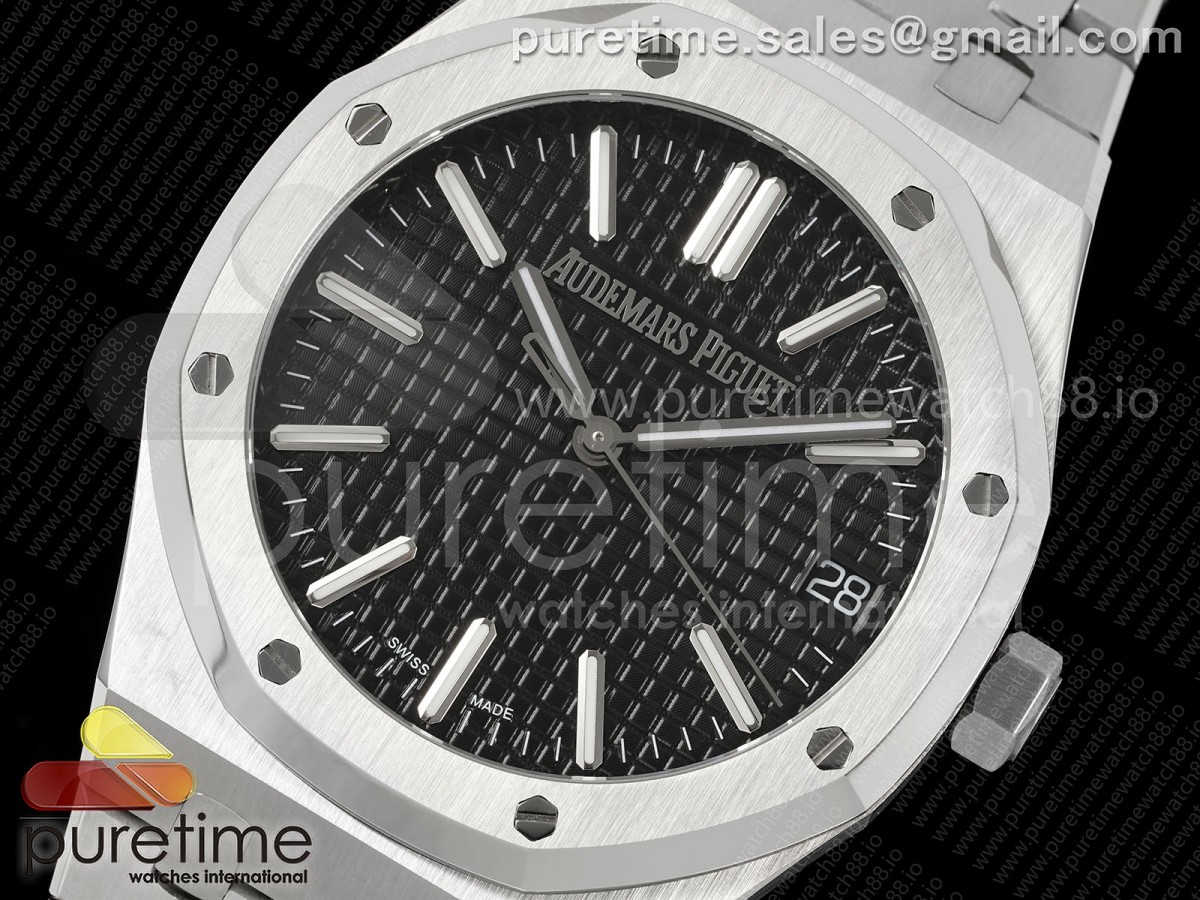 Royal Oak 41mm 15510 "50 Anniversary" SS IPF Black Dial on SS Bracelet SA4302