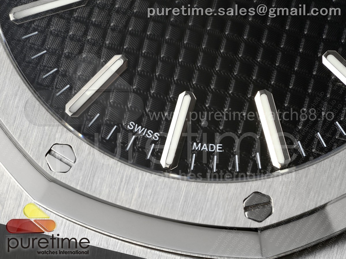 Royal Oak 41mm 15510 "50 Anniversary" SS IPF Black Dial on SS Bracelet SA4302