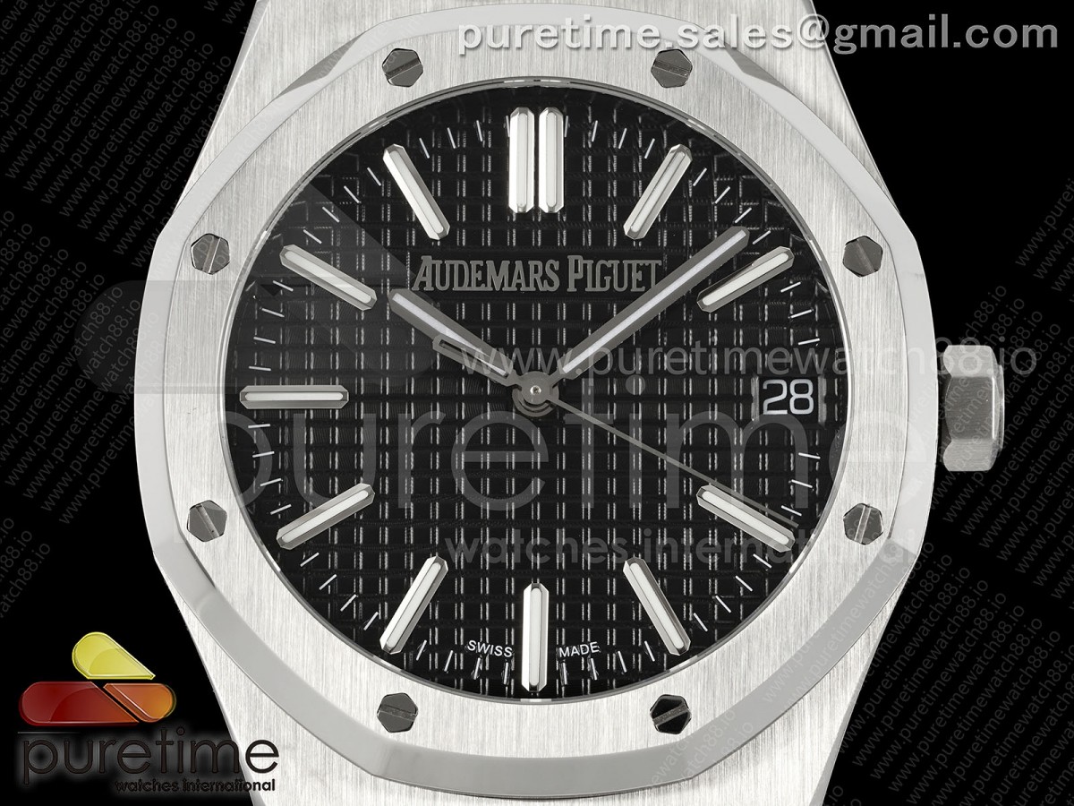 Royal Oak 41mm 15510 "50 Anniversary" SS IPF Black Dial on SS Bracelet SA4302