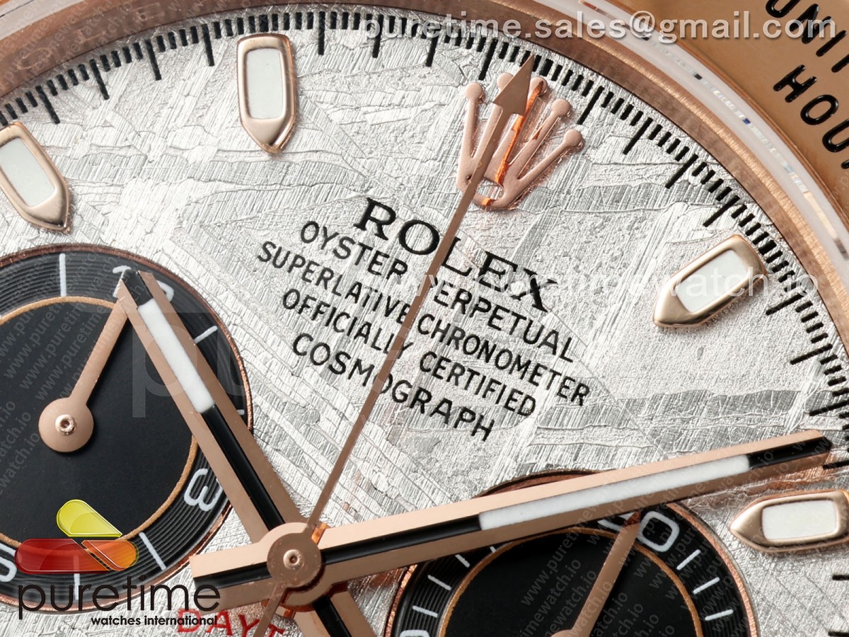 Daytona 116505 3CF Meteorite Dial on RG Bracelet SH4130 V2 (Mod Version)
