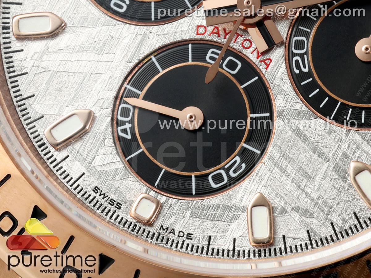 Daytona 116505 3CF Meteorite Dial on RG Bracelet SH4130 V2 (Mod Version)