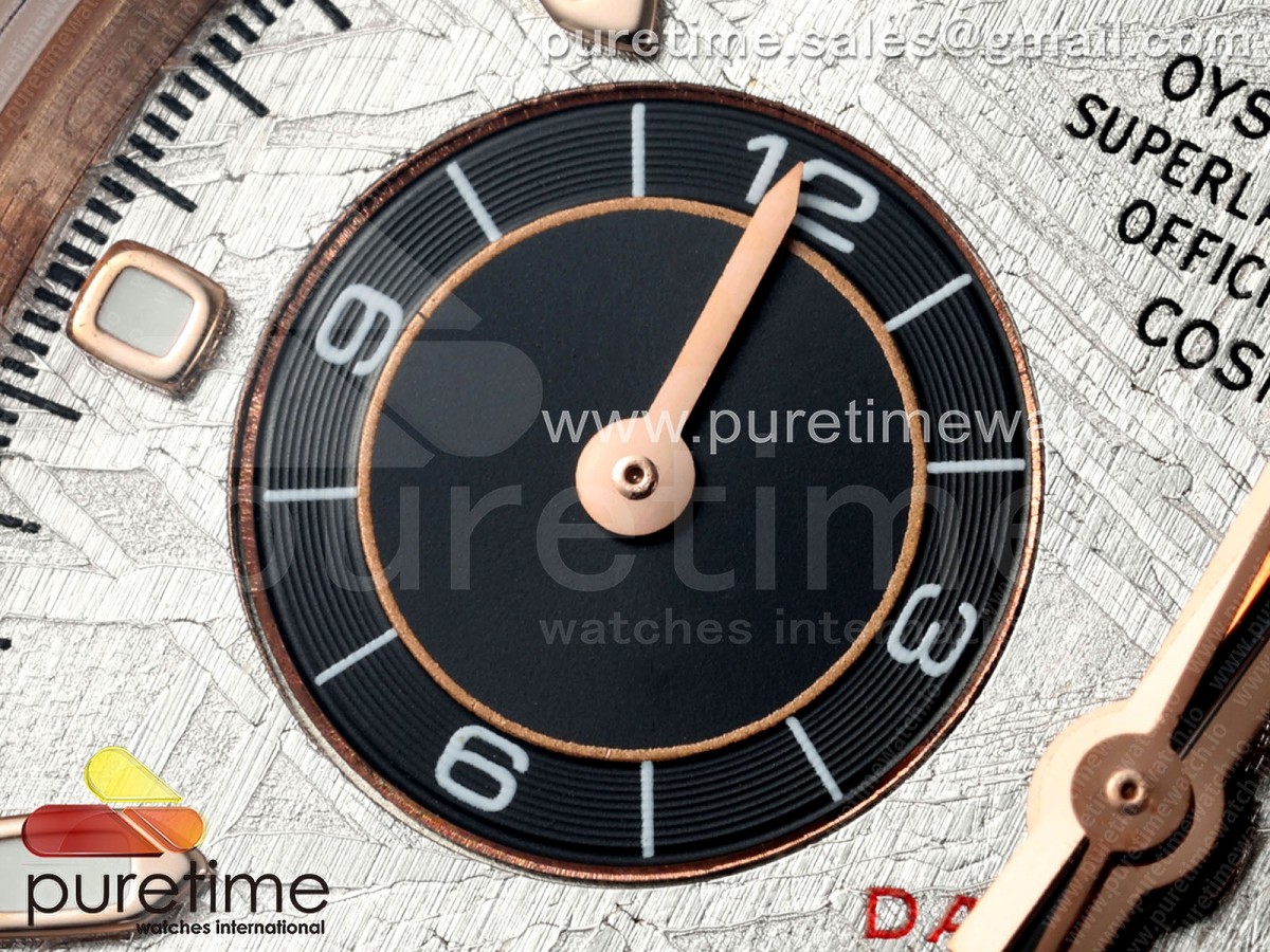 Daytona 116505 3CF Meteorite Dial on RG Bracelet SH4130 V2 (Mod Version)