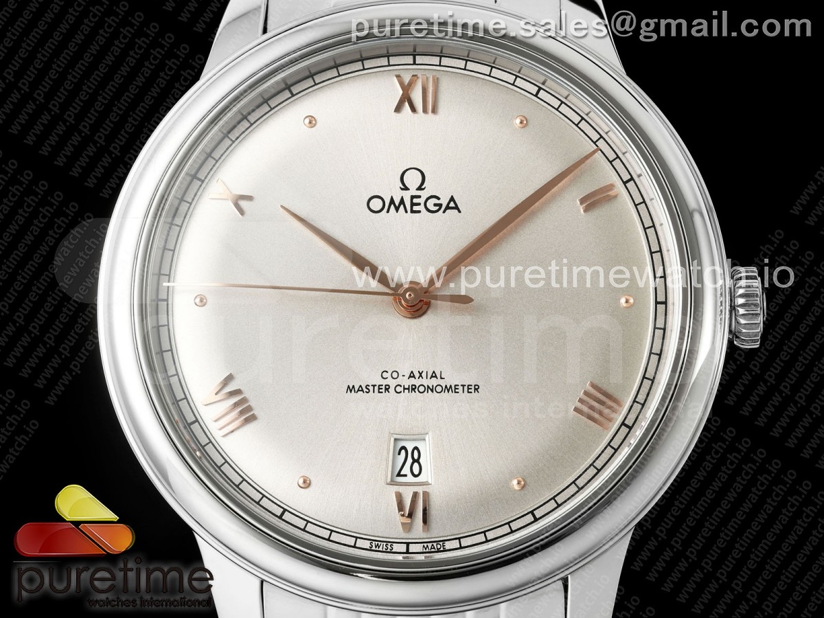 De Ville Prestige SS VSF Gray Dial on SS Bracelet A8800