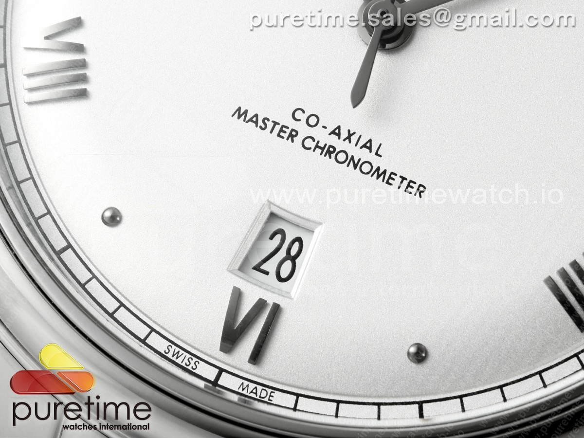 De Ville Prestige SS VSF White Dial on SS Bracelet A8800