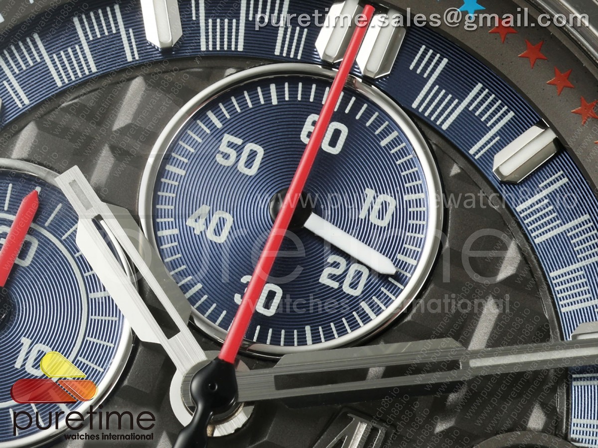Royal Oak Offshore Schumacher SS TKF Gray/Blue Dial on Blue Rubber Strap A3126