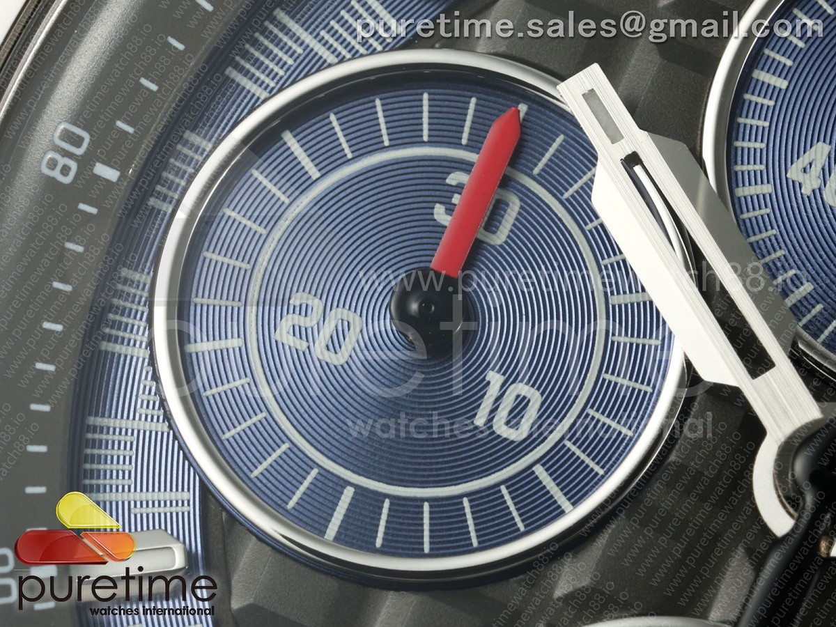 Royal Oak Offshore Schumacher SS TKF Gray/Blue Dial on Blue Rubber Strap A3126