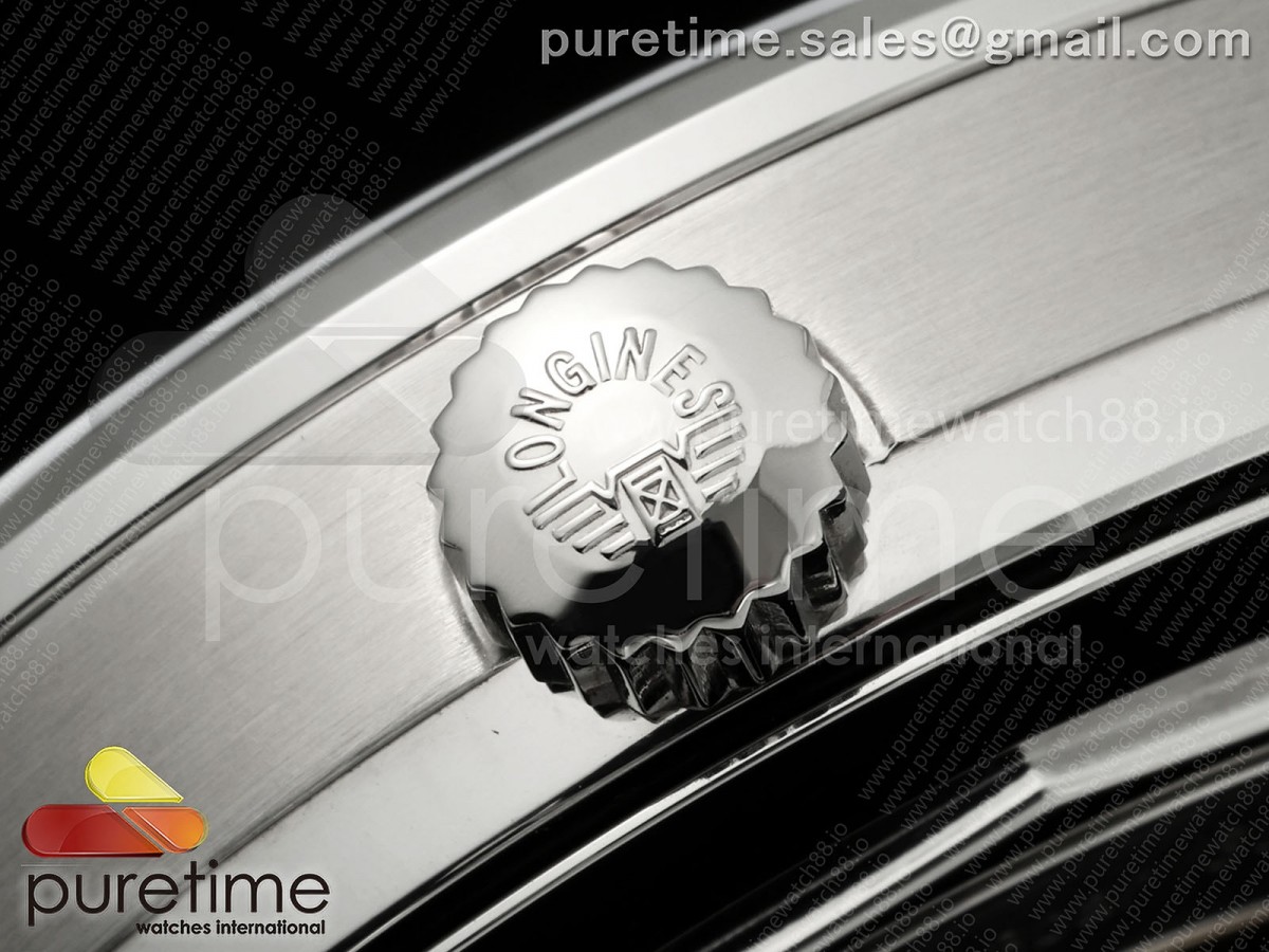 Flagship Heritage Moonphase SS APSF Silver/SS Dial on Black Leather Strap A2892