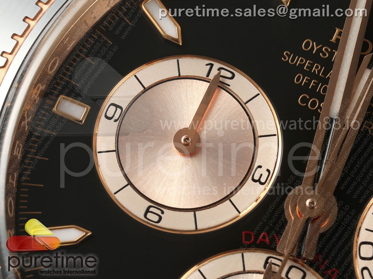 Daytona 126515 Clean Black/RG Stick Dial on Oysterflex Strap SH4131