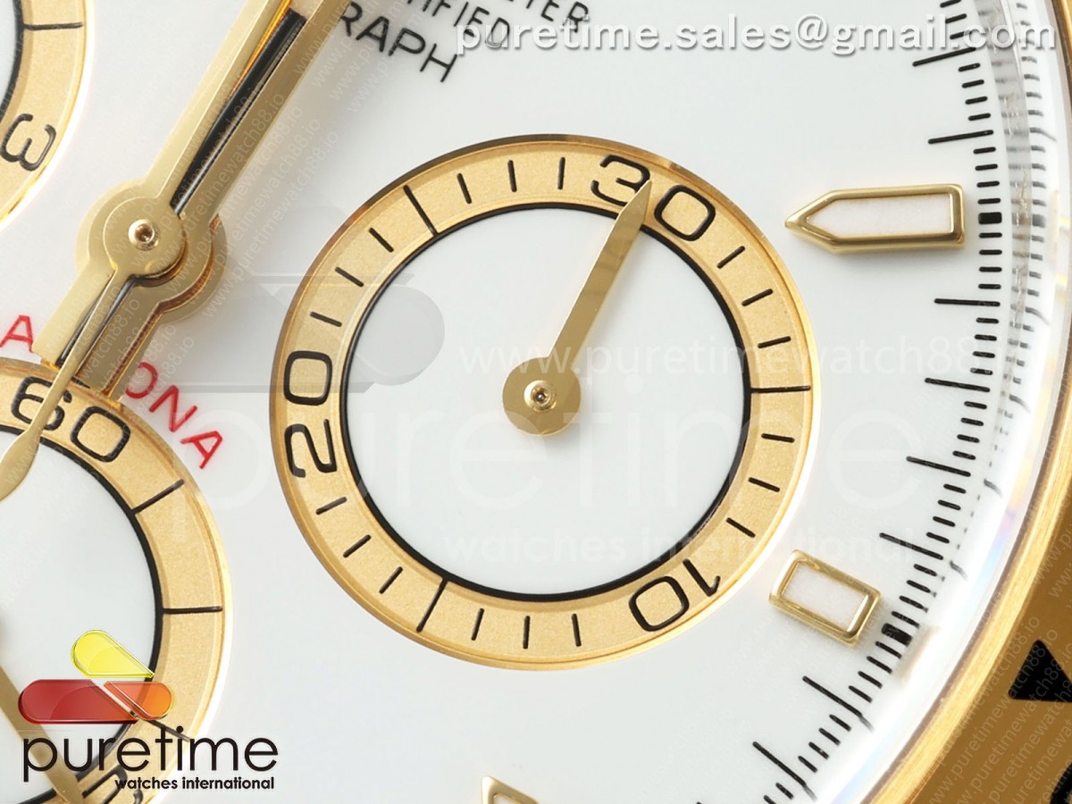 Daytona 126503 Clean White Dial on SS/YG Bracelet SH4131